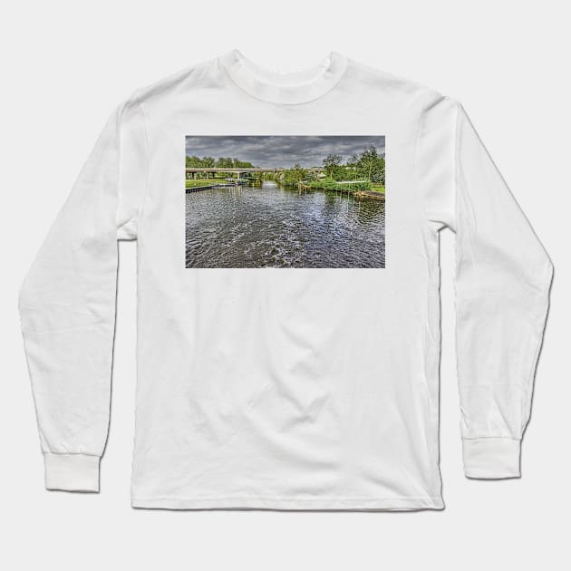 River Nene Orton Mere Long Sleeve T-Shirt by avrilharris